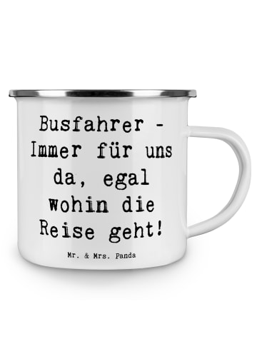 Mr. & Mrs. Panda Haferl Spruch Busfahrer Held mit Spruch in Weiß