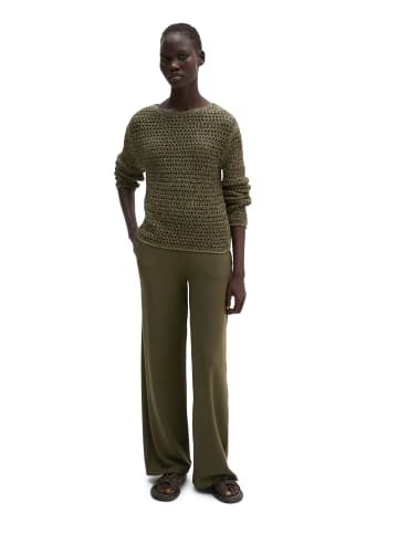 Marc O'Polo Netzpullover regular in Medium Green