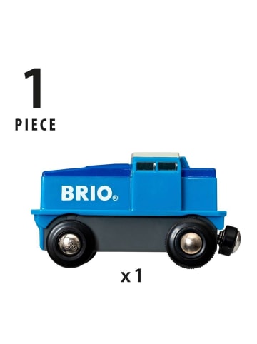 Brio Aktionsspiel BRIO World - Blaue Batterie Frachtlok Ab 3 Jahre in bunt