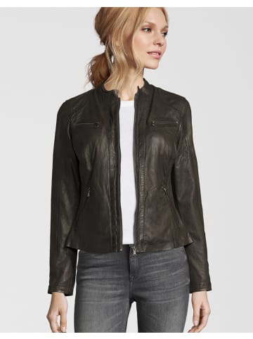 7eleven Lederjacke RUBY in rubin olive
