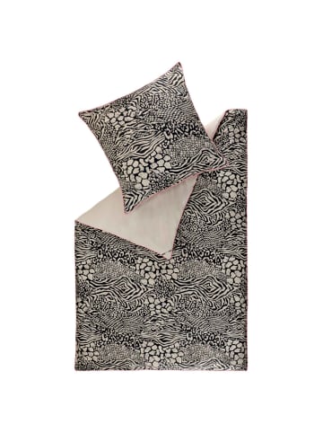 SPORTALM Kitzbühel Satin Bettwäsche ANIMAL in Schwarz