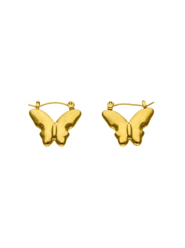 myMo Women Earrings With Hinged Clusp in Gold