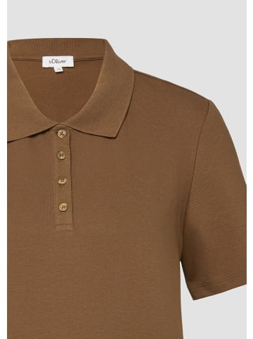 s.Oliver Polo-Shirt in 8918_dunkelbraun
