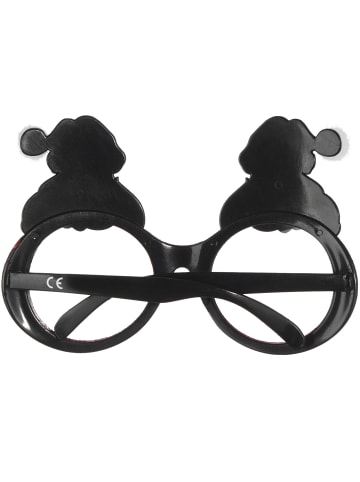 tectake Spaßbrille mit dem Motto Weihnachten, rot/weiß
