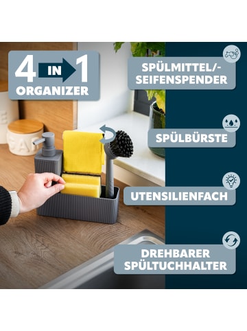 eluno Spülbecken Organizer ca. 20,5 x 22,5 x 6,5 cm (B/H/T)