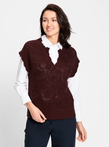 WITT WEIDEN Pullunder in burgund