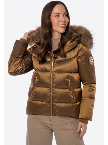 Wittchen Damen jacke mit Bündchen in Gold