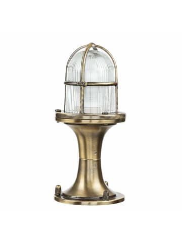 Licht-Erlebnisse Wegeleuchte (B)11.5 x (L)11.5 x (H)25 cm in Messing Antik