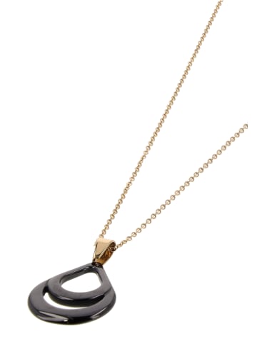 usha WHITE LABEL Women Chain Necklace in Gold Gun Metal