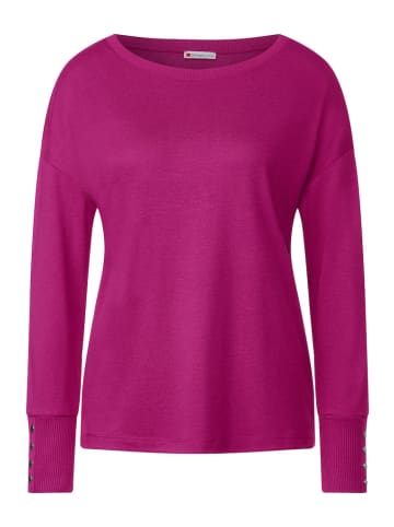 Street One Shirt mit Knopfdetail in Rosa
