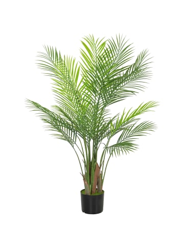 HOMCOM Kunstpflanze-Ø16,5cm x 120H cm-Grün