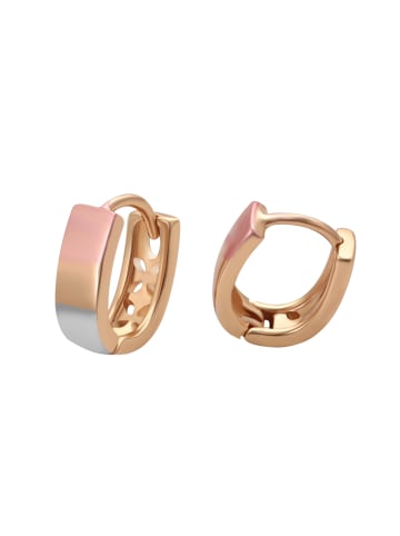 faina Women Huggie Earrings in Rose Gold