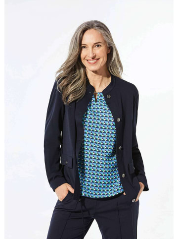 GOLDNER Blouson Blouson mit Stehkragen in marine