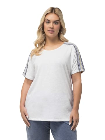 Ulla Popken Shirt in schneeweiß