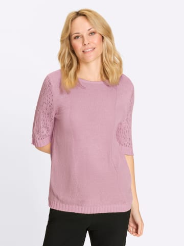Sieh an! Pullover in rosé