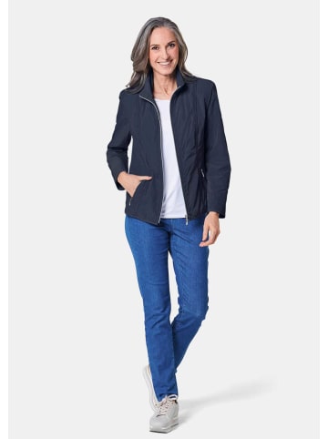 GOLDNER Sportive Übergangsjacke mit Stehkragen in marine