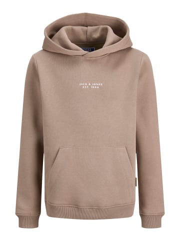 JACK & JONES Junior Kapuzenpullover in Desert Taupe