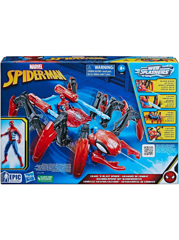 Hasbro Spider-Man Marvel Krabbelspinne mit Wasserspritze + Projektile ab 4 Jahren rot