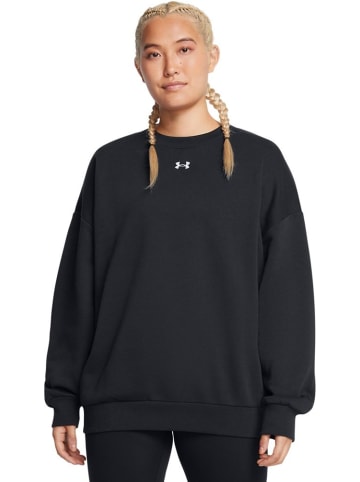 Under Armour Fleecejacke/Fleecepullover "Rival Fleece Os Crew" in Schwarz