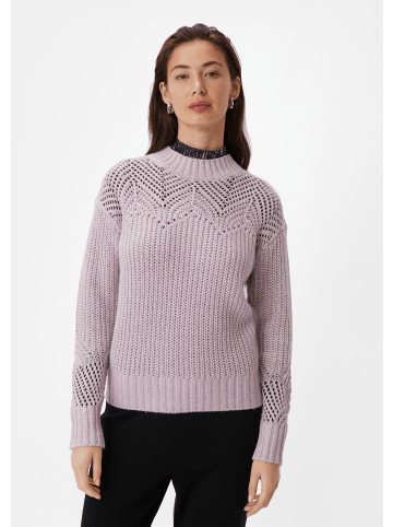 comma CI Strickpullover langarm in Pink