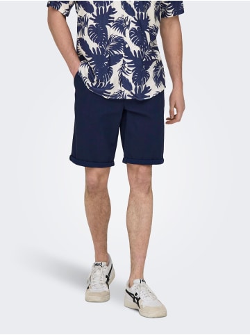 ONLY & SONS Chino Shorts in Dark Navy