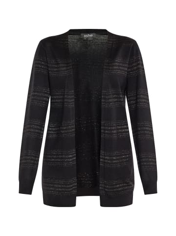 usha BLACK LABEL Damen Cardigan in Schwarz