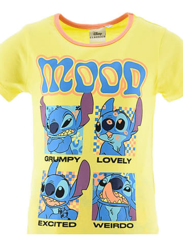 Disney Schlafanzug kurz Lilo & Stitch in Gelb