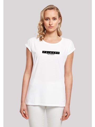 F4NT4STIC T-Shirt TV Serie FRIENDS Logo Block' in weiß