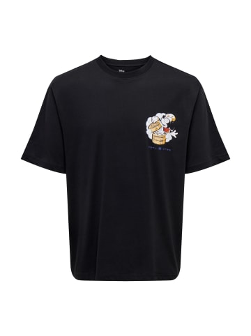 Only&Sons T-Shirt 'Disney Life' in schwarz