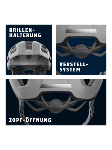 ABUS Fahrradhelm MoDrop in Ti silver