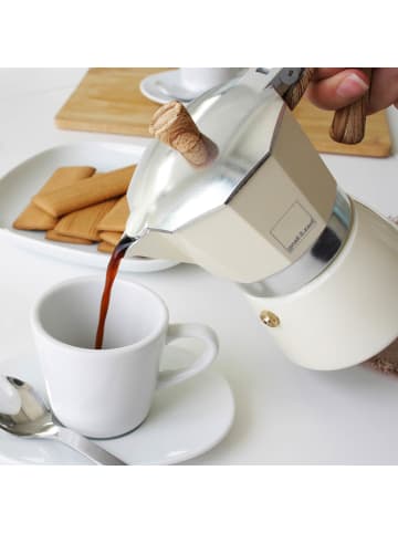 Gnali&Zani GNALI & ZANI | Espressokocher, VENEZIA, creme, 6 T.
