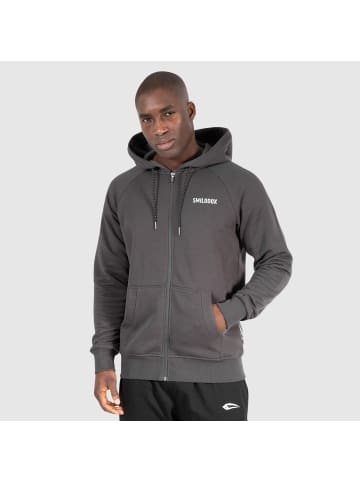 SMILODOX Zip Hoodie Trevorson in Anthrazit