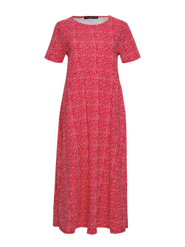 Threadbare Sommerkleid THB Danni Smock Midi Dress W/Pockets in rot