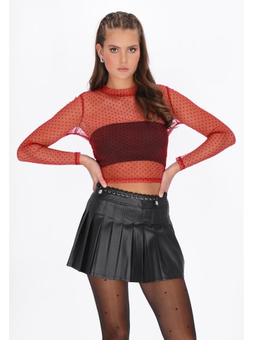 myMo ROCKS Women Blouse in red black