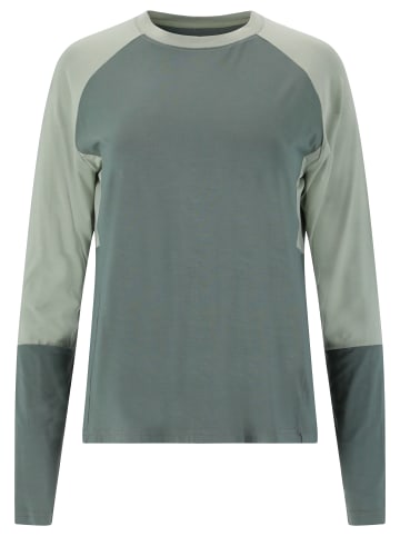 Endurance Langarmshirt Abbye in 3130 Desert Green