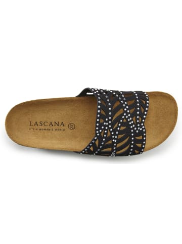 LASCANA Pantolette in schwarz