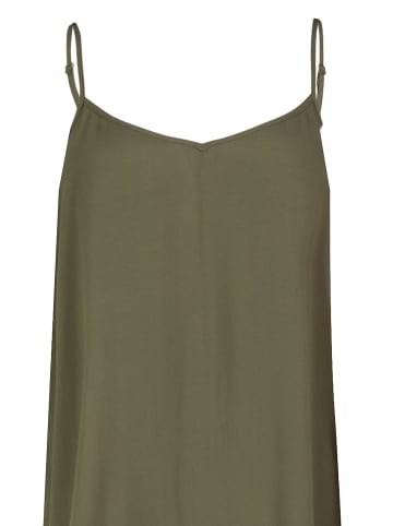 Eight2Nine Sommerkleid Spaghettiträgern Langes Slipdress in Grün