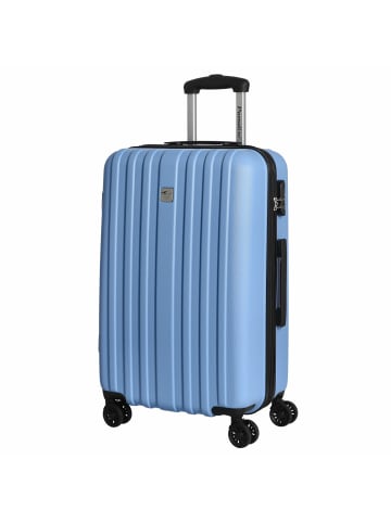 Check.In Aurora - 4-Rollen-Trolley 67 cm (limettengrün) in himmelblau