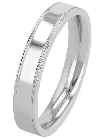 Adeliás Herren Ring aus Edelstahl in silber