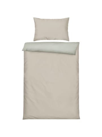 REDBEST Microfaser Kinder-Wendebettwäsche in jade-taupe