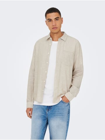 ONLY & SONS Hemd in Chinchilla