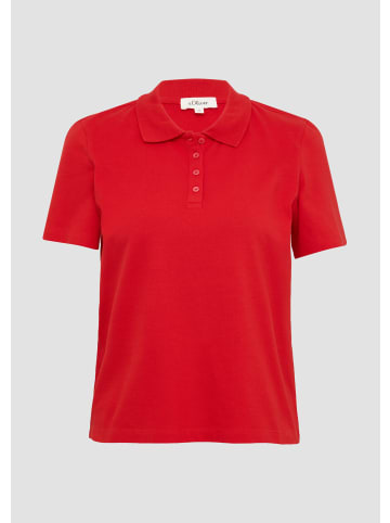 s.Oliver Polo-Shirt in 3090_rot