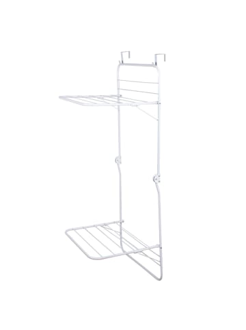 relaxdays Wäscheständer in Weiß - (B)51 x (H)120 x (T)41 cm