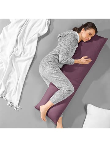 Erwin Müller Single-Jersey Seitenschläferkissenbezug Murnau in aubergine