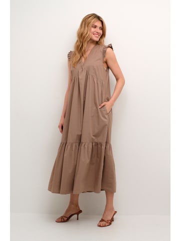 CULTURE Kleid CUolena in Taupe Gray