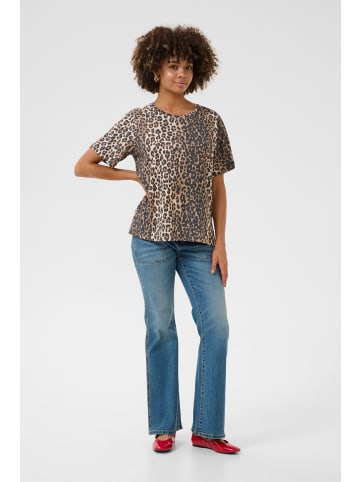 CULTURE T-shirt CUtemo Baggy fit in Leopard