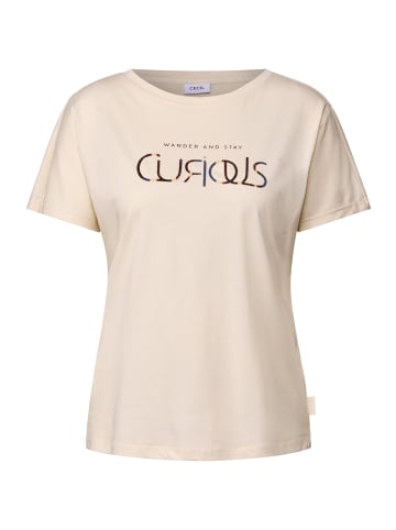 Street One 'T-Shirt mit Wording' Beige