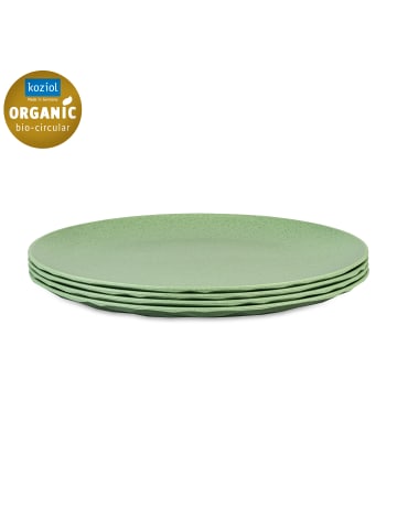 koziol CLUB PLATE 260mm - Flacher Teller 260mm in nature leaf green