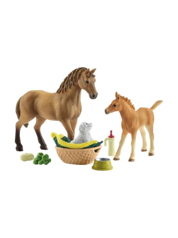 Schleich Spielfigur Horse Club Sarahs Tierbaby-Pflege, 5-12 Jahre