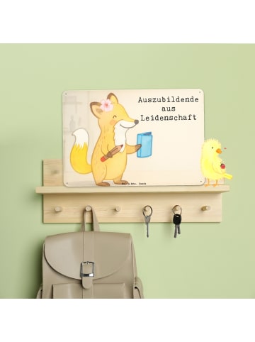 Mr. & Mrs. Panda tafel Auszubildende Leidenschaft Design mit Spruch in Weiß